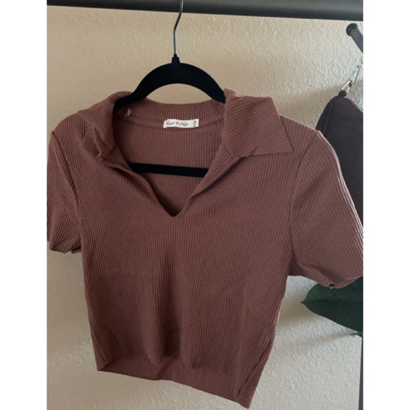 🆕Collared rib crop top - Picture 11 of 11